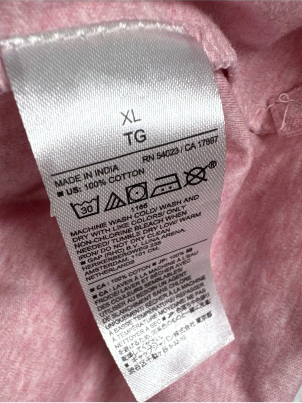 Banana Republic Luxe Touch Slim Pink Heather Polo Shirt XL Short Sleeve